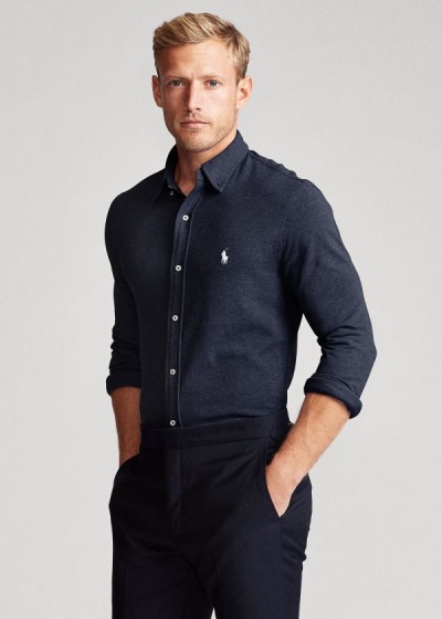 Camisa Polo Ralph Lauren Featherweight Mesh Homem 94618-WDZC